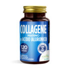 Collagene Marino e Acido Ialuronico Noebis Pharma, flacone frontale da 120 capsule