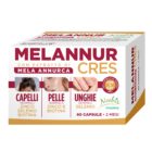 Melannurcres Noebis Pharma – 60 capsule, flacone fronte e retro