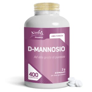 Noebis Pharma - Prodotti Naturali 21 D-Mannosio Noebis Pharma โ Formula Pura, 400 Compresse