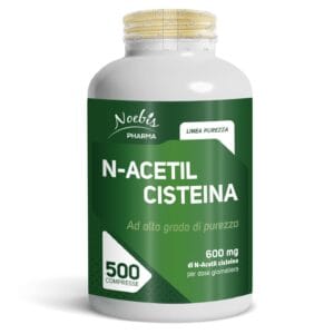 N-Acetil-Cisteina 600 mg (NAC) | 500 Compresse | Alta Purezza | Supporto Glutatione | Made in Italy