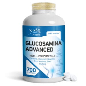 Glucosamina e Condroitina Complex - Supporto Ossa e Funzionalità Articolare - Alta Qualità Noebis