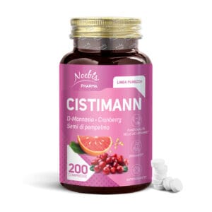 Noebis Pharma - Prodotti Naturali 12 Integratore alimentare per la funzionalitร delle vie urinarie - Noebis Pharma โ 200 compresse | Cistimann Premium