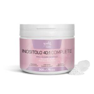 Noebis Pharma - Prodotti Naturali 11 Inositolo 40:1 Complete 300 g | Myo e D-Chiro Inositolo con B6, D3, B12, Folato, Zinco e Cromo