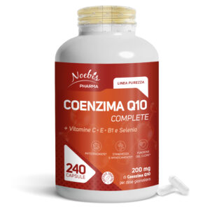 Noebis Pharma - Prodotti Naturali 15 Coenzima Q10 Complete 200 mg Noebis Pharma – flacone frontale