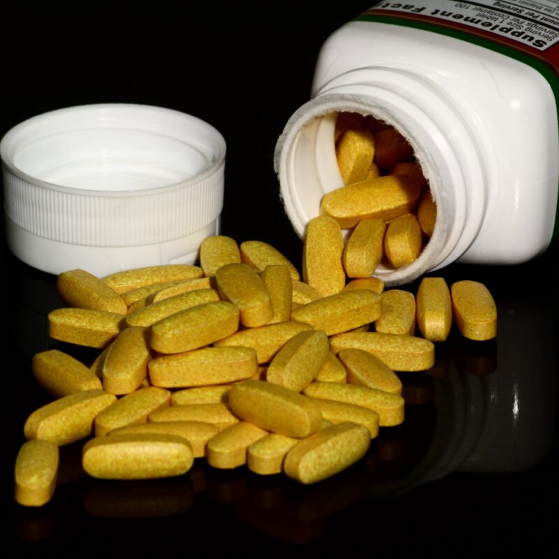 Compresse di integratore di vitamine del gruppo B