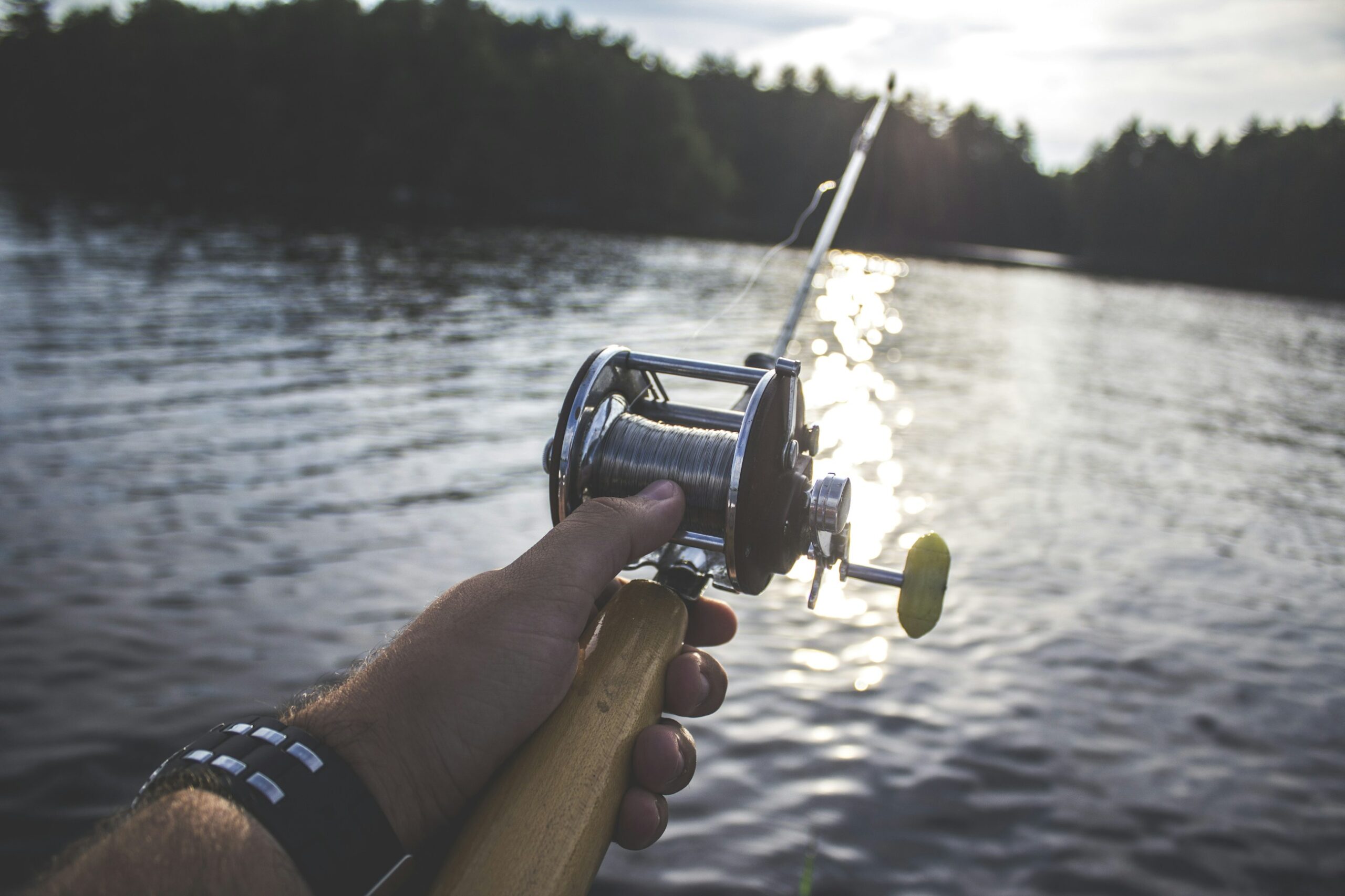 Pesca lago sole vitamina d aria aperta
