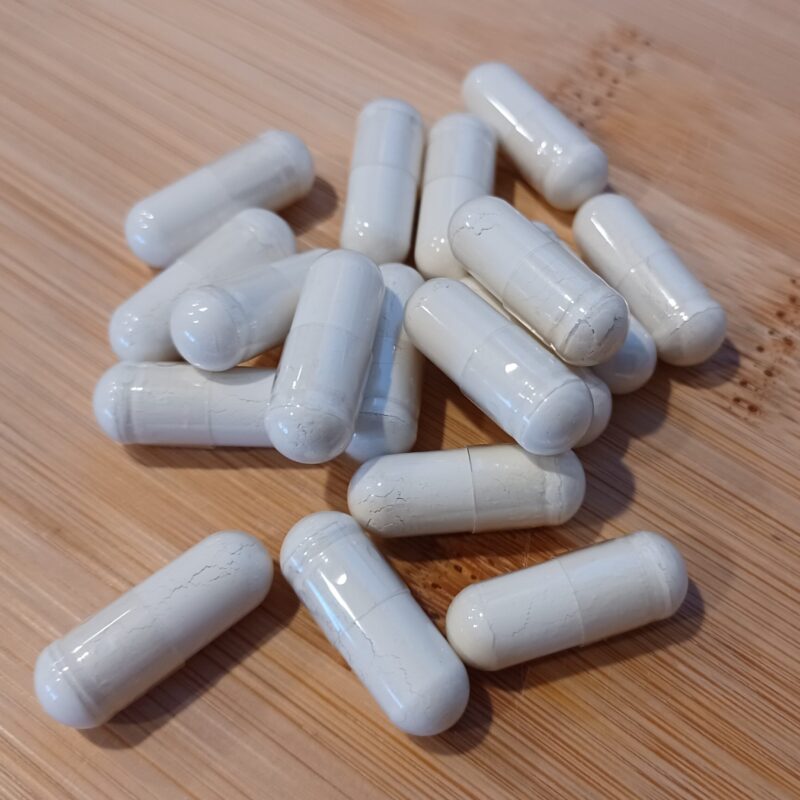 Integratori alimentari in capsule con ingredienti funzionali