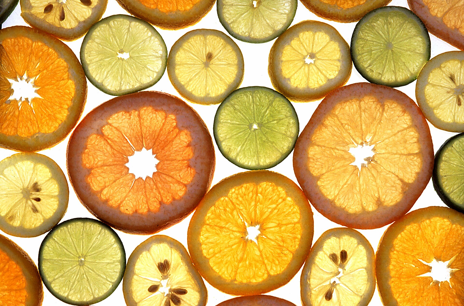 Agrumi freschi ricchi di vitamina C