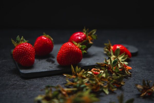 Fragole fresche, fonte alimentare di fisetina