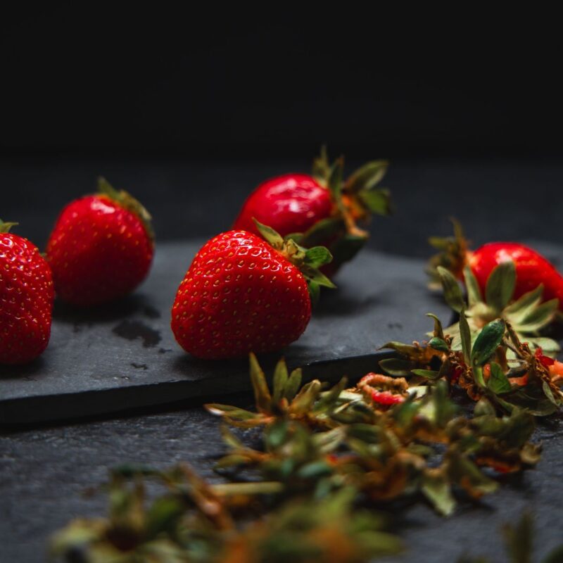 Fragole fresche, fonte alimentare di fisetina
