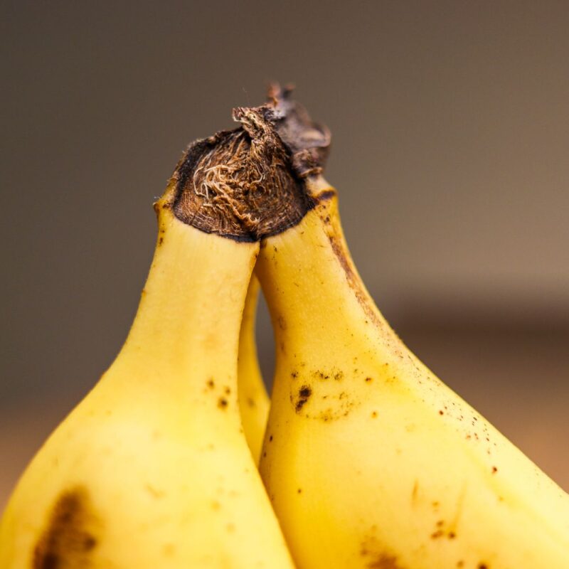 Banane mature, alimento ricco di potassio naturale
