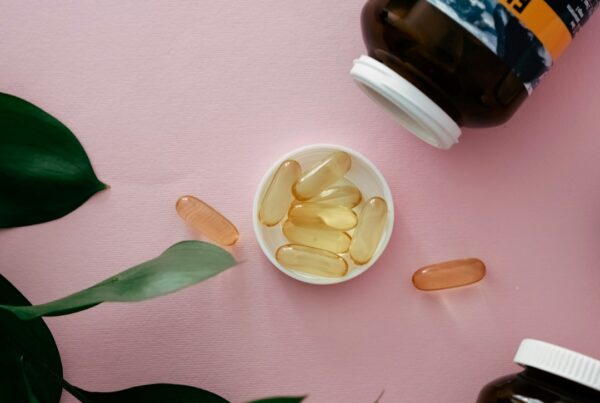 Confezione di integratore omega 3 in una fotografia illustrativa